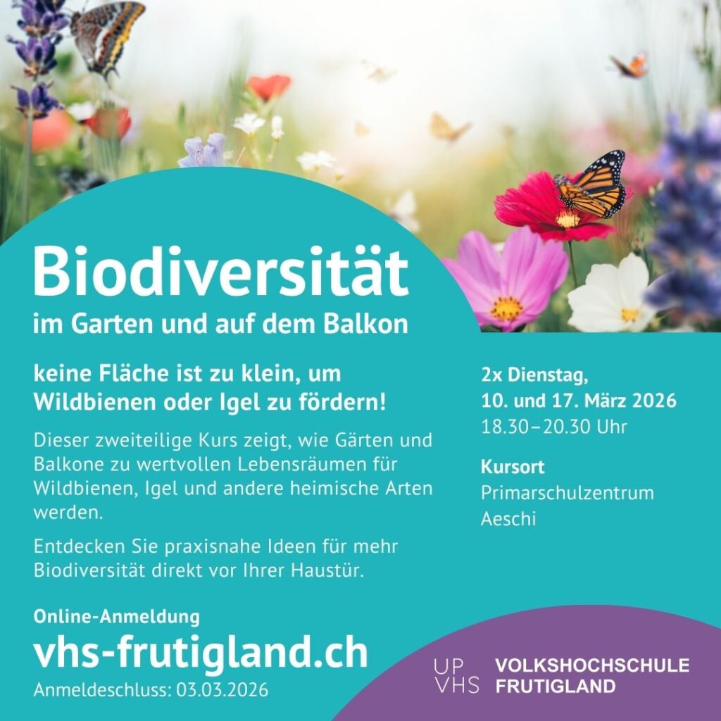 Biodiversität im Garten (1)