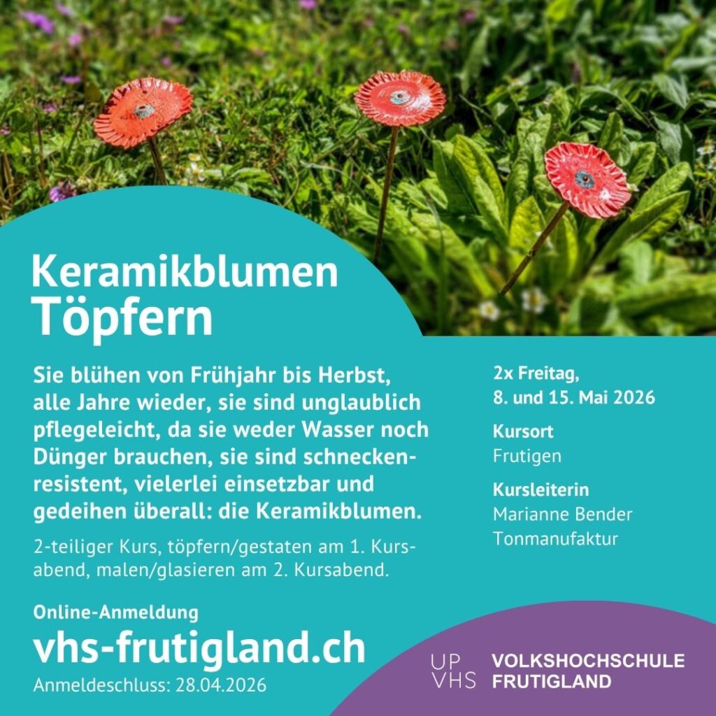 Keramikblumen