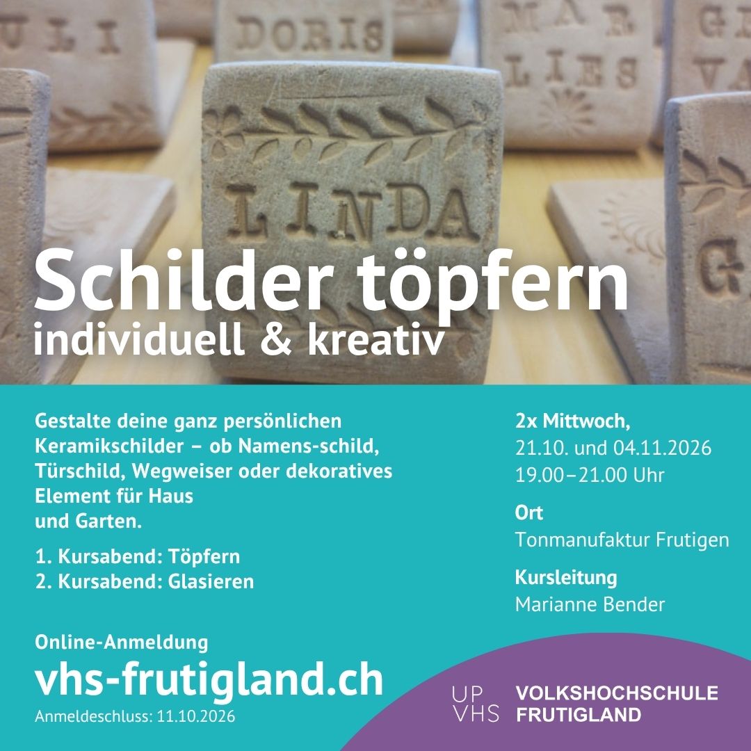 Schilder töpfern